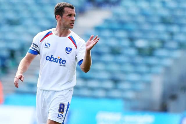 Pompey skipper Michael Doyle Picture: Joe Pepler