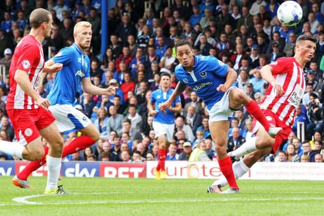 Pompey return to action tomorrow as Barnet visit Fratton Park Picture: Joe Pepler