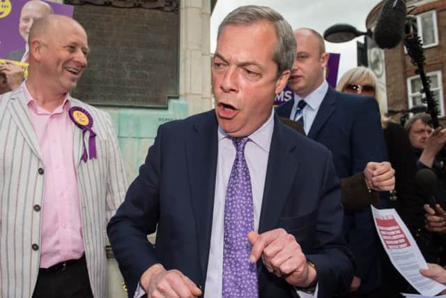 UKIP leader Nigel Farage was at Goodwood Revival on Saturday