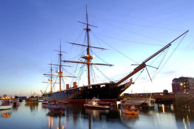 HMS Warrior at Portsmouth Historic Dockyard Picture: Steve Wallace