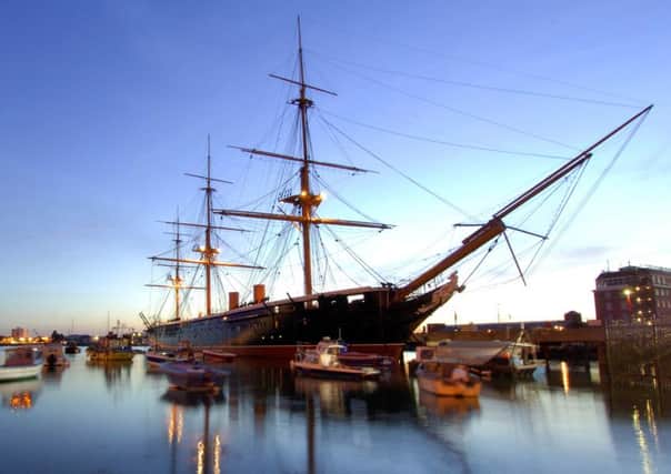 HMS Warrior at Portsmouth Historic Dockyard Picture: Steve Wallace
