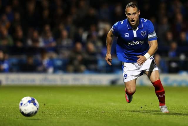 Pompey full-back Ben Davies Picture: Joe Pepler