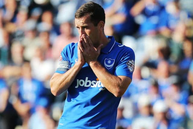 Pompey skipper Michael Doyle Picture: Joe Pepler
