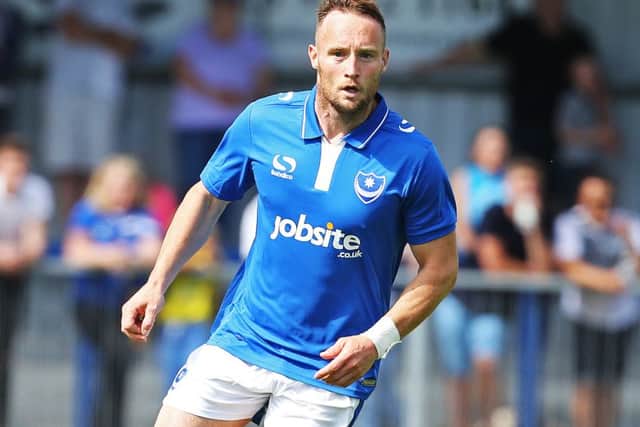Pompey full-back Ben Davies Picture: Joe Pepler