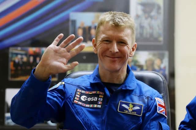 Oops! Major Tim Peake, from Westbourne, tweeted saying sorry for confusing the woman