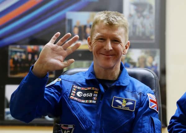 Oops! Major Tim Peake, from Westbourne, tweeted saying sorry for confusing the woman