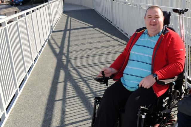 CONCERNED Andy Bundy champions the rights of the disabled