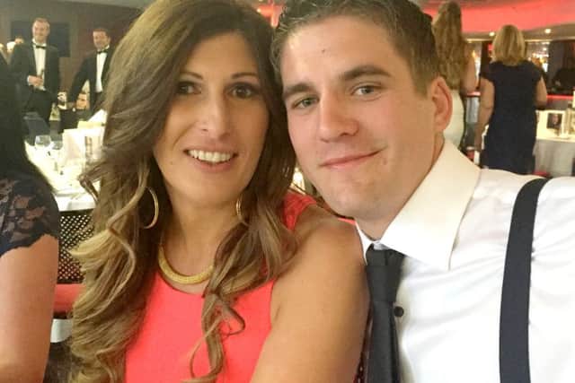 Clare Baillie and her husband Kane
