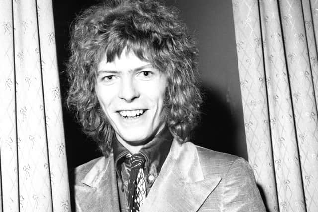 David Bowie pictured in 1970