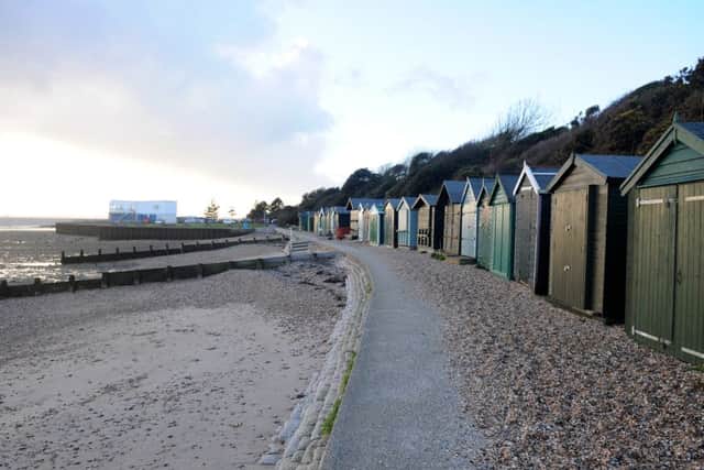 The beach where the body was discovered