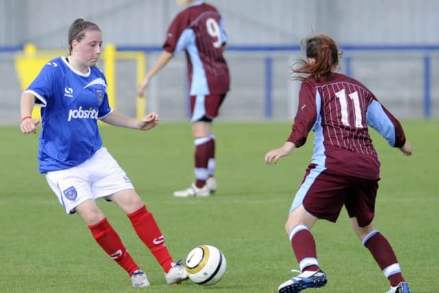 Lucy Quinn netted a fine goal for the Blues