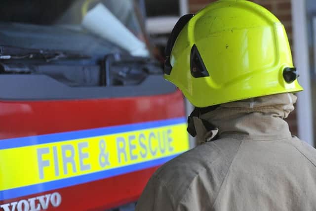 Firefighters were called to tackle a blaze in Portsmouth this evening