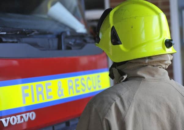 Firefighters were called to tackle a blaze in Portsmouth this evening
