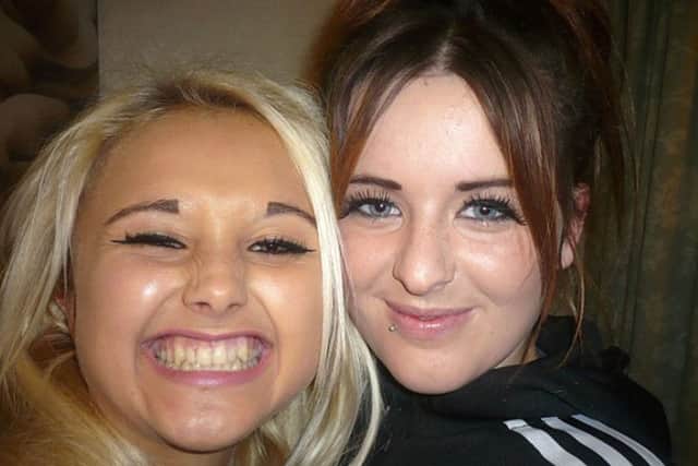 Olivia Lewry, right, and Jasmine Allsop