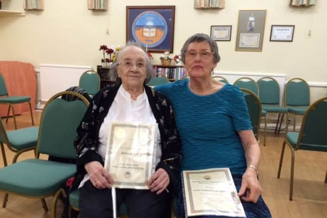 Gold award recipients Jose McDonald and Lesley Bedford-Forde
