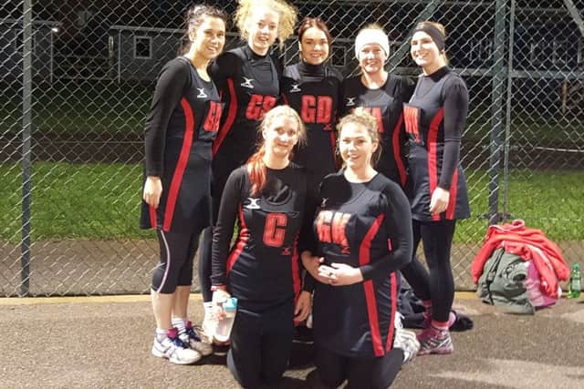 Team Bounties. Back, left to right: Claire Barrow, Abi Randall, Sarah Oliver, Kelly Runnalls, Nicola Davies. Front, left to right: Donna Armstrong , Jodie Jones
