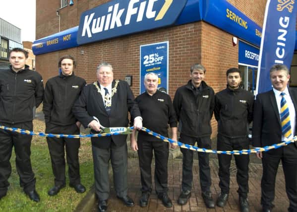 Mayor of Portsmouth opens the newly-refurbished Kwik Fit
