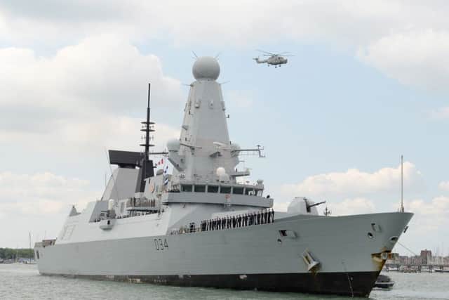 HMS Dragon where the sailor was based at the time
