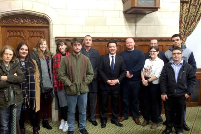 Highbury College students visit Westminster