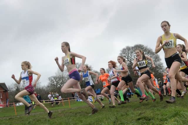 Josie Czura speeds clear at the start. Picture: Mick Young