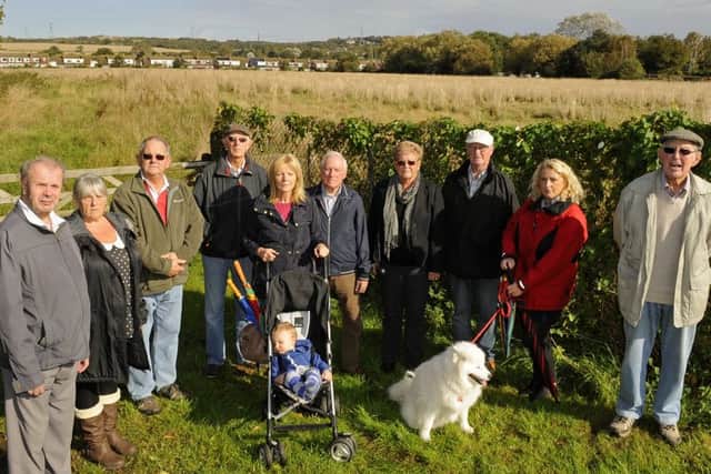 Residents at Cranleigh Road in Portchester, which has been earmarked for a large housing development
