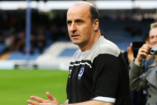 Pompey boss Paul Cook   Picture: Joe Pepler
