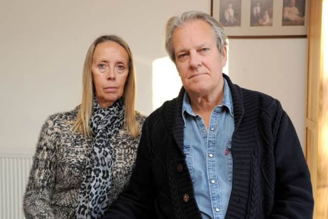 Viv and Steve Sykes of Purbrook, Viv's mother Maureen Blackford was kept for hours in an ambulance at QA Hospital waiting for treatmentPicture: Paul Jacobs (160008-1)