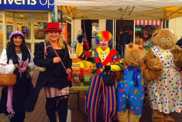 The cast of Goldilocks and the Three Bears