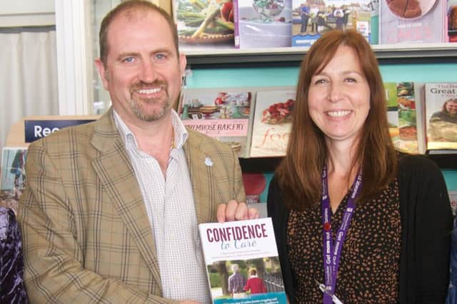 Mark Gettinby and Nicola Hepple at Emsworth Library