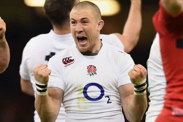 England full-back Mike Brown took Locks Heath training this week