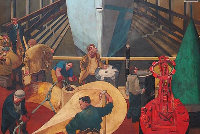 One of John Green's Dockyard paintings