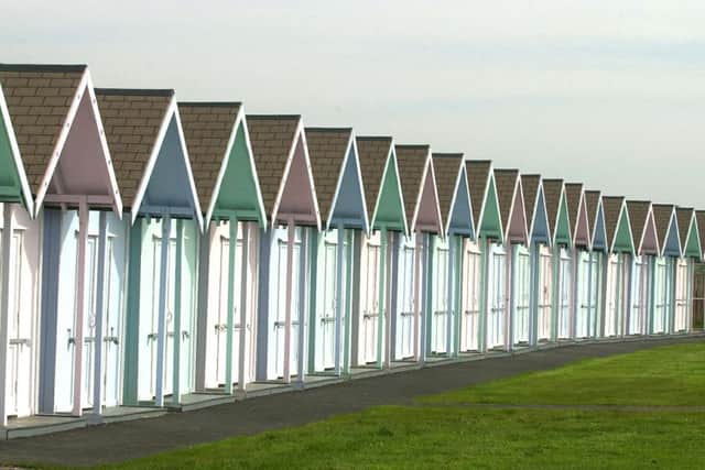 Beach huts in Southsea
