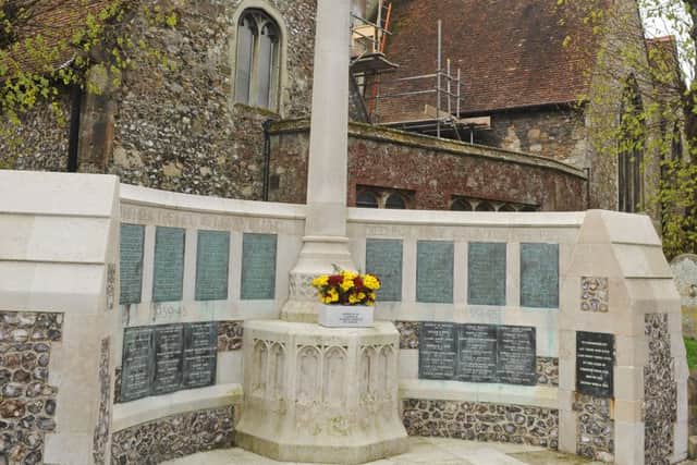 The War Memorial in Havant