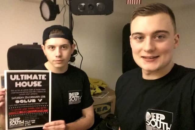 Josh Todd, left, and Ed Gutteridge from Bridgemary have started their own club night in Fareham