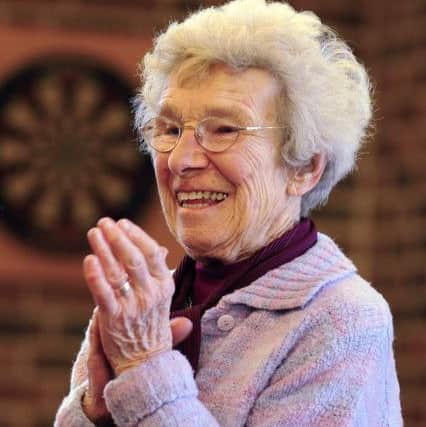 Valerie Wadham, 85, at the Good Companions club Picture:  Malcolm Wells (160114-4870)