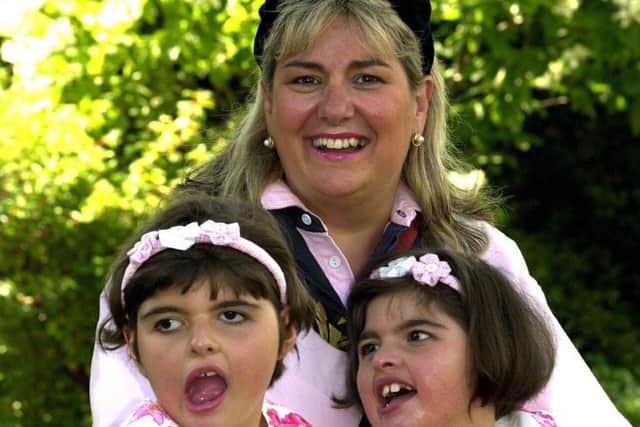 Anita Godson with her daughters Sophie and Alexandra