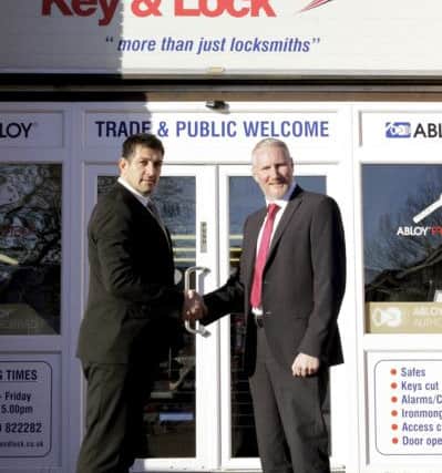 Roberto Fiorentino, CEO of Croma Security Solutions, and Mark Whettingsteel, executive director in charge of the new Locksmith Division