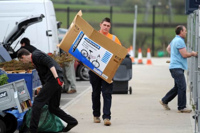 Gary Richards, assistant manager at Waterlooville Household Waste Recycling Centre (14912-280)