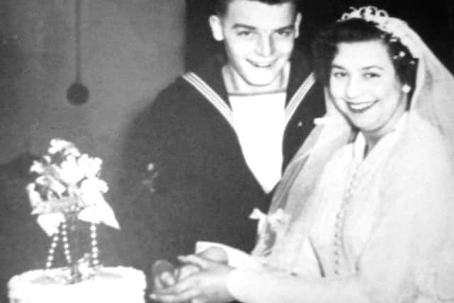 John and Marie Ling on their wedding day