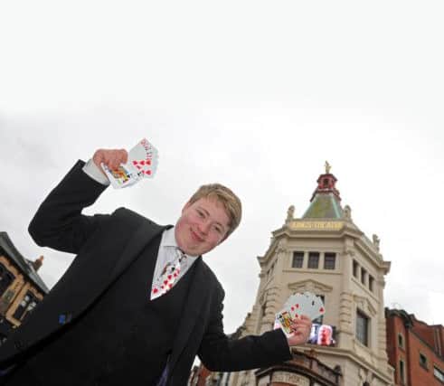 Magician Jordan Greenwood, who is organising a charity fundraising show at the Kings Theatre (160034-1)