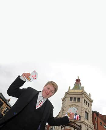 Magician Jordan Greenwood, who is organising a charity fundraising show at the Kings Theatre (160034-1)