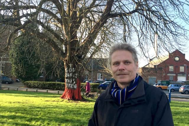 Kevin Doyle campaigned to save trees in the grounds of St James's Hospital in Milton - but they will be felled