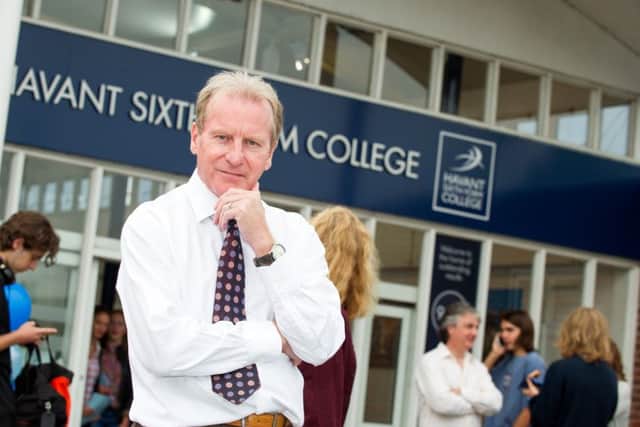 Havant Sixth Form College principal John McDougall