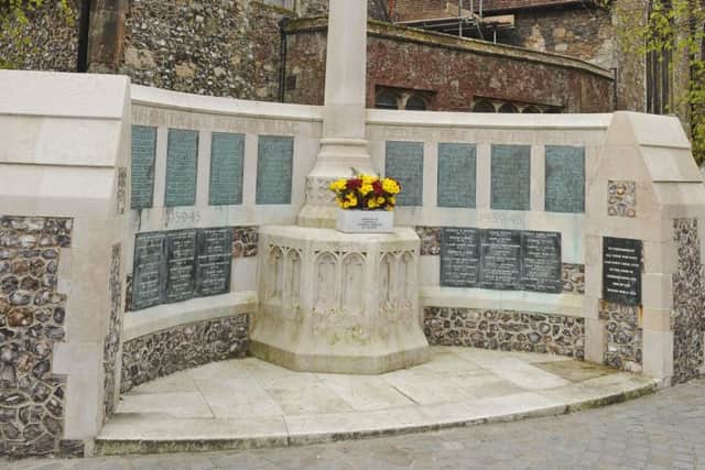 The War Memorial in Havant