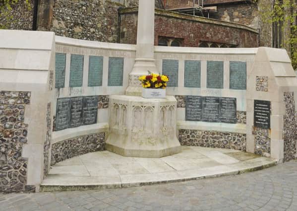 The War Memorial in Havant