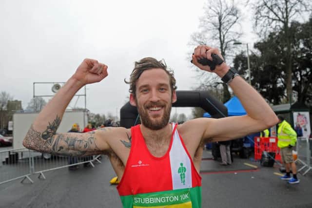 Joe Wade won the Stubbington 10k