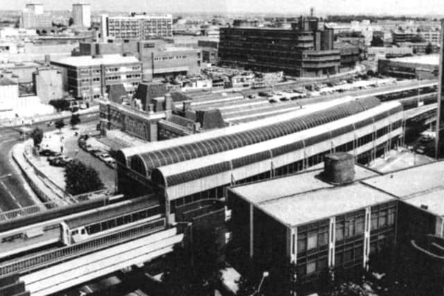 The rebuilt high level platforms at Portsmouth and Southsea station. Picture: Terry Bye collection.