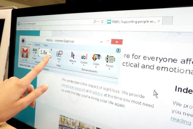 ACCESSIBLE Volunteers can help the blind to use technology better