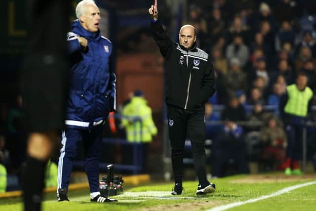 Pompey boss Paul Cook... or should that be Obi-Wan Cookie? Picture: Joe Pepler