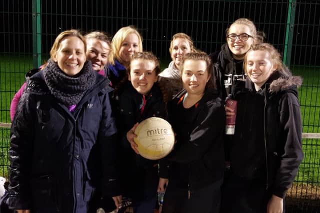 Vixens. Back row, left to right, Nicky Bartlett, Helen Tanner, Claire Wallace and Nicky Gosney. Front: Chloe Batch, Megan Wallace, Megan Simpson, Anna Wilton. Not pictured: Julie Moody